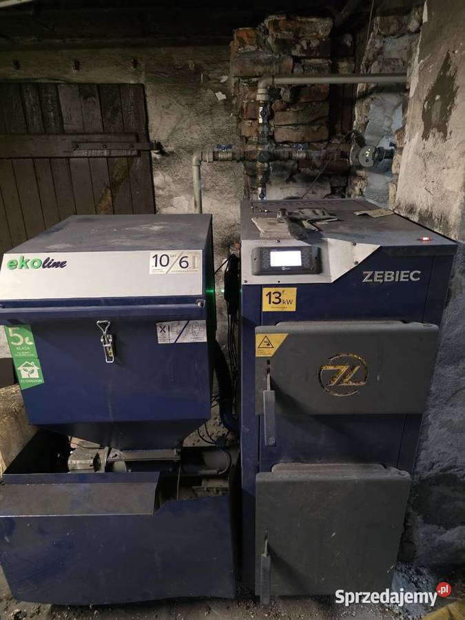 Sprzedam piec co Zrębiec 13kw z podajnikiem a Mszana