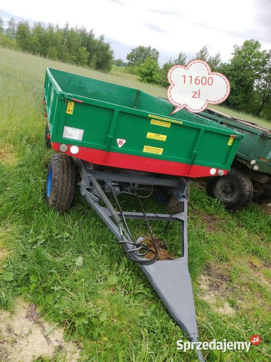 Przyczepa wywrotka na tył Sierakowice sprzedam