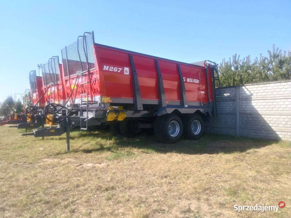 Rozrzutniki 6 8 10 12 14T MetalFach N672 N7621 Rozrzutniki obornika Oleśnica