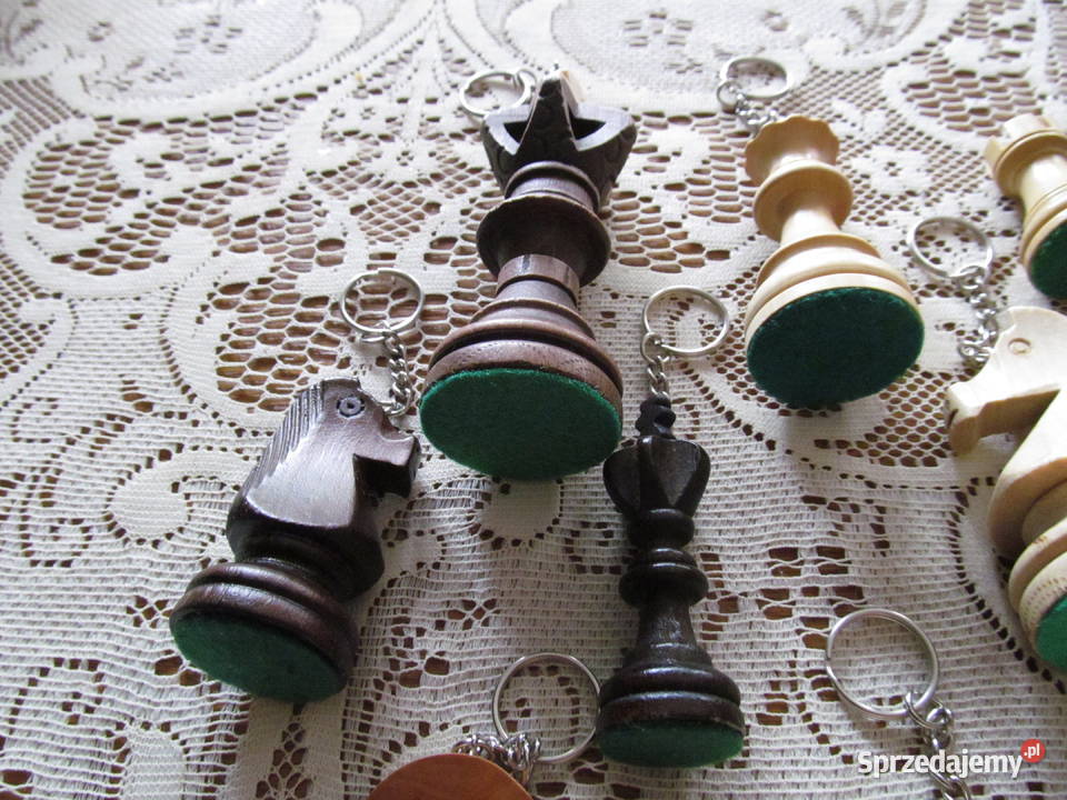 Breloki figurki szachowe zestaw 9 Lublin