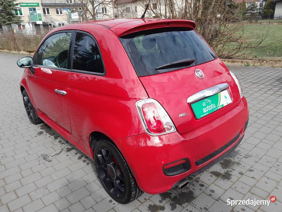 FIAT 500S wersja SPORT 1242 BENZYNA PRZEBIEG 132 małopolskie sprzedam