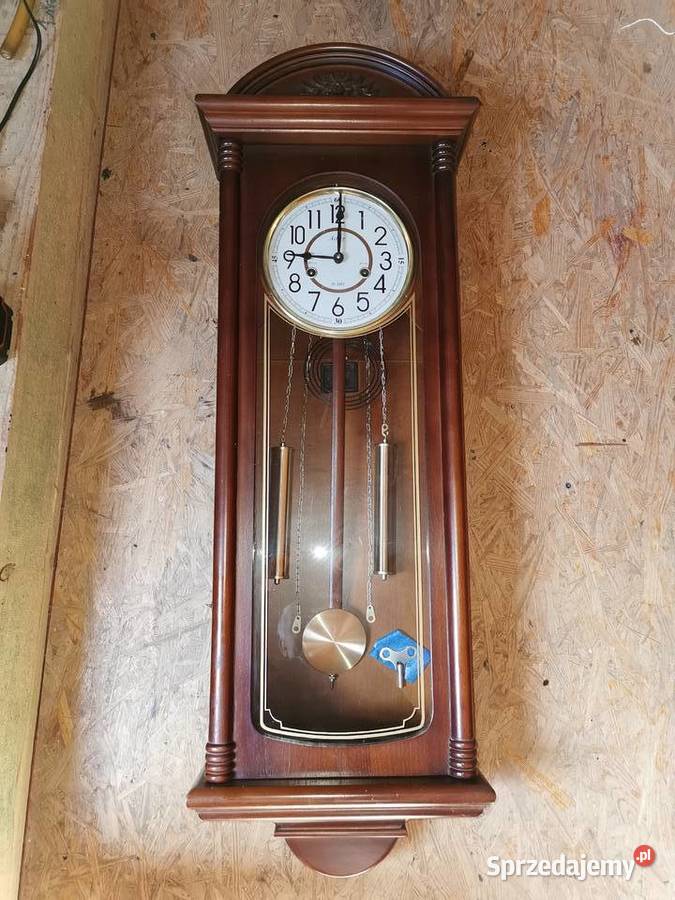 Zegar wiszący mechaniczny Adler dolnośląskie Kiełczów