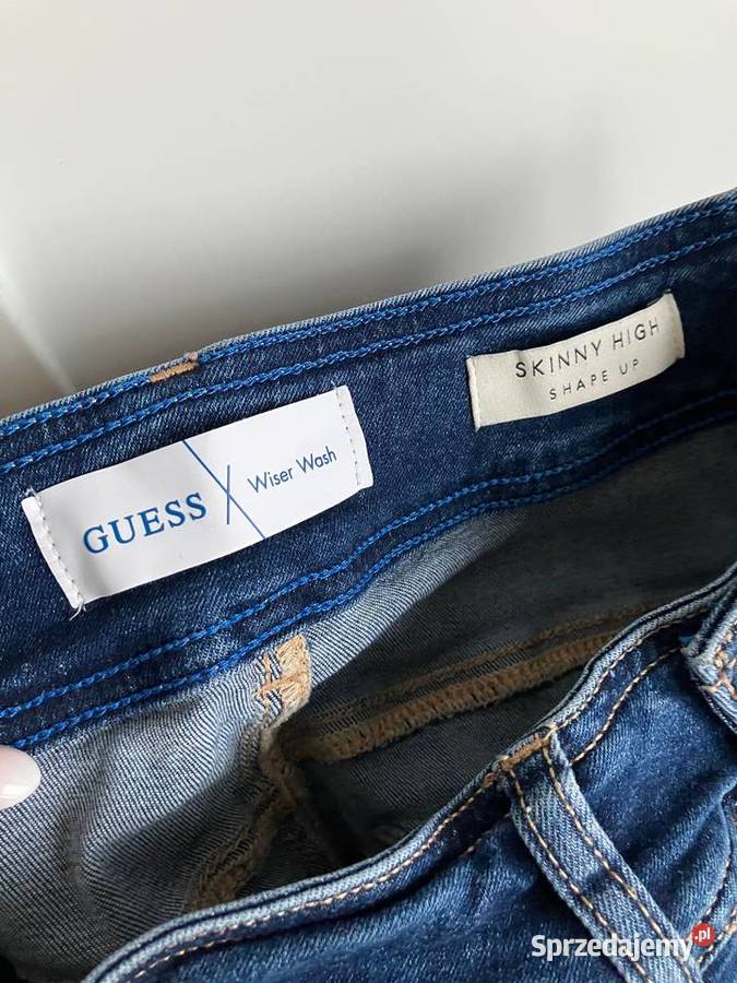 Jeansy rurki Guess Jeans wysoki stan skinny nowe