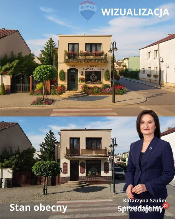 Kompleks handlowomieszkalny z częścią