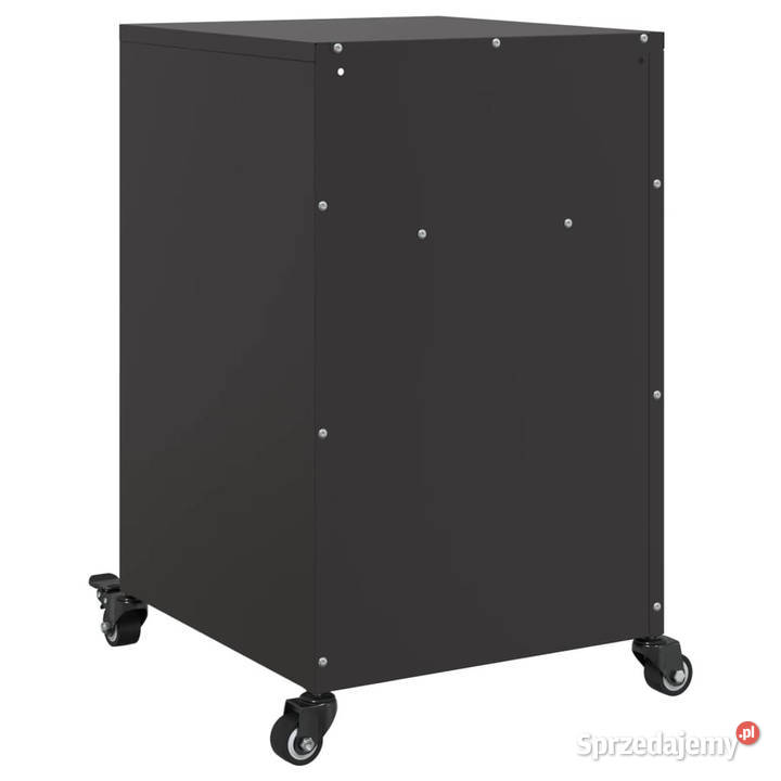 Szafki nocne 2 czarne 36x39x59 stal WM846717
