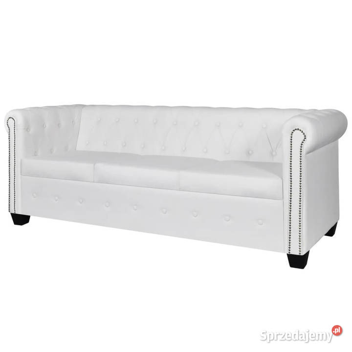 Zestaw sof Chesterfield 2 i 3osobowa ekoskóra Warszawa sprzedam