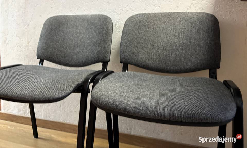 Dwa identyczne krzesła konferencyjne zachodniopomorskie Szczecin