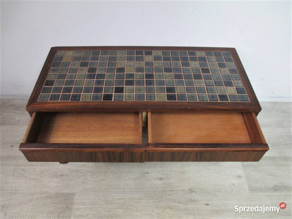 Palisandrowa konsolka Dania lata 70 Lublin