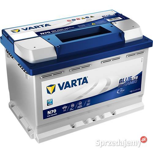 Akumulator Varta Blue Dynamic EFB STARTSTOP 70Ah Gdynia