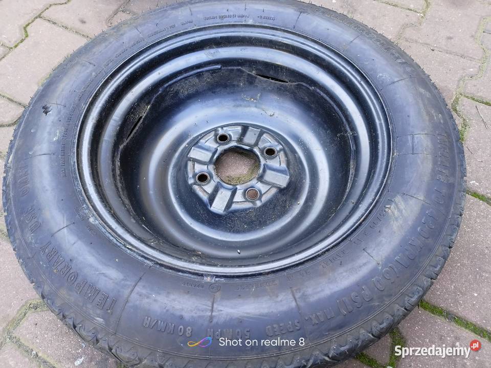 Dojazdówka koło zapasowe cztery śruby świętokrzyskie Skarżysko-Kamienna sprzedam
