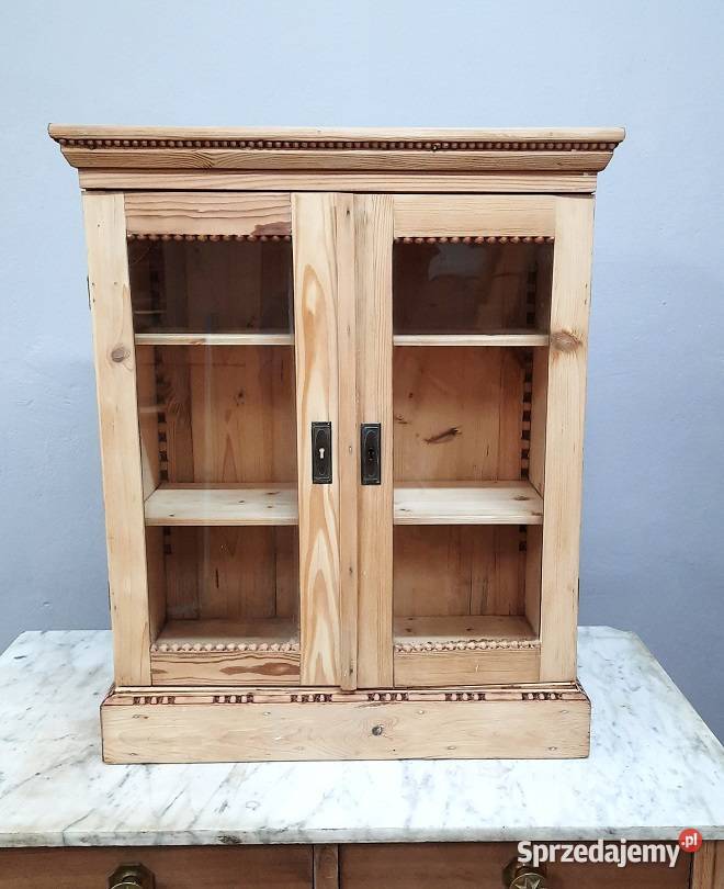 Wisząca Szafka Secesyjna Oczyszczona AntykiMarki Marki