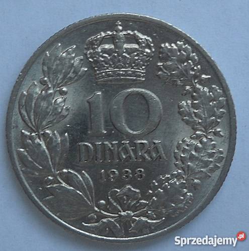 JUGOSŁAWIA10 DINARA1938 rNIKIEL Legionowo