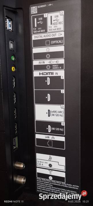 TV SONY NOWY 55 Gliwice