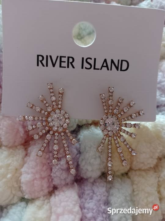RIVER ISLANDBogato zdobione kolczyki wieczorowe Kraków sprzedam