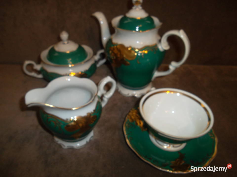 porcelana sygWawel zestaw śniadaniowy 12 osób sprzedam