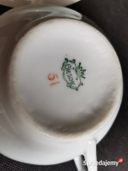 Stara przedwojenna filiżanka porcelana Giesche śląskie Katowice sprzedam