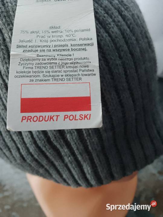 Czapka damska dwa pompony Chrzanów