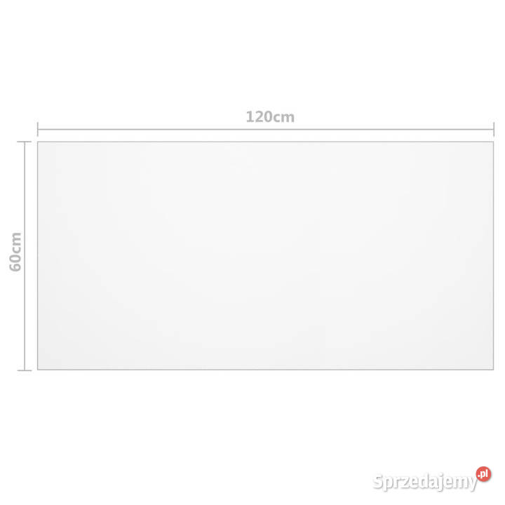 Mata ochronna na stół przezroczysta 120x60 2 mm Warszawa
