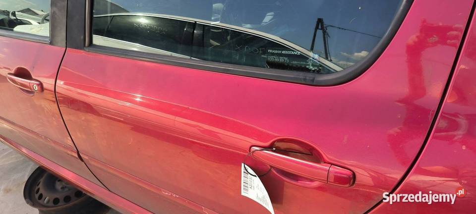 DRZWI LEWE TYŁ PEUGEOT 307 Lipno sprzedam