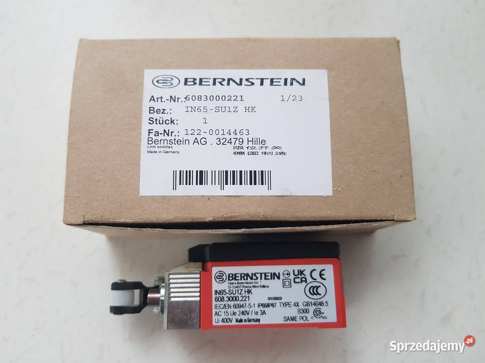 Bernstein IN65U1Z HK Przełącznik pozycyjny Produkcja