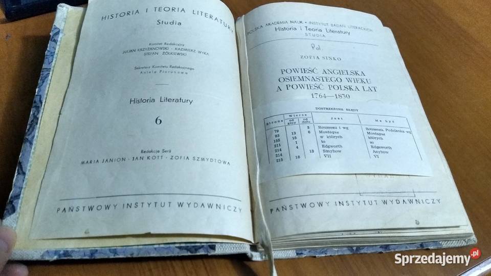 Powieść angielska osiemnastego wieku a powieść Gdańsk
