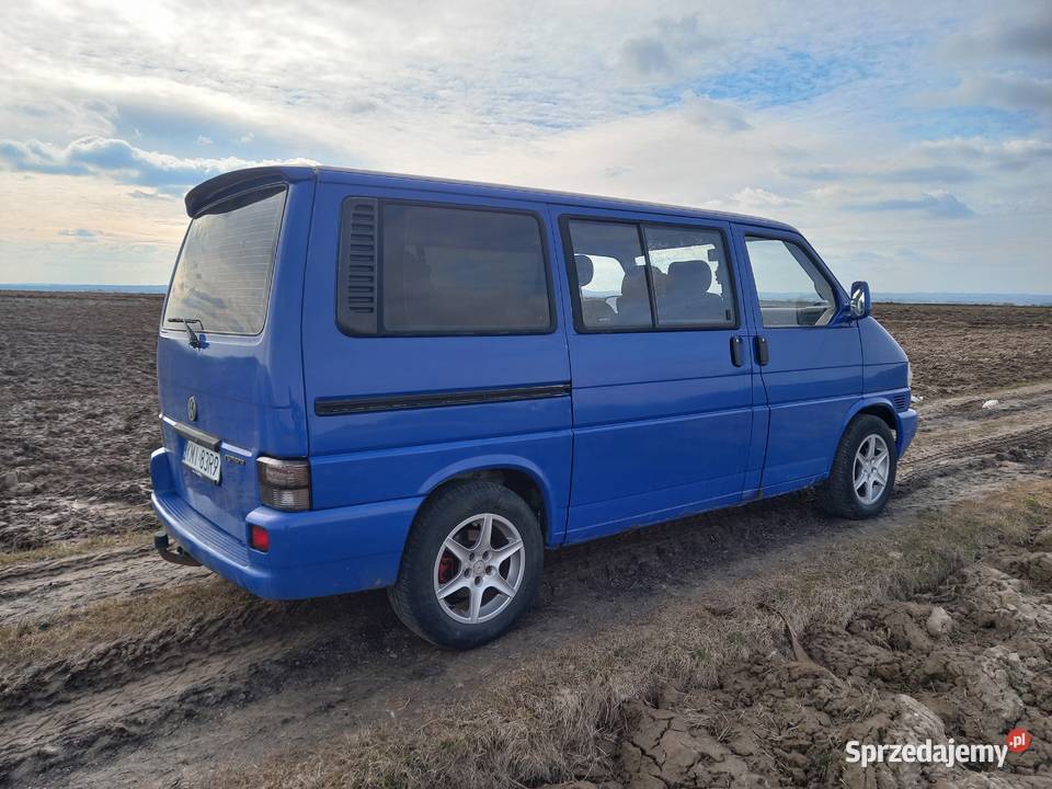 Vw t4 25 benzyna z gazem 4x4 mini kamper nieuszkodzony Miechów