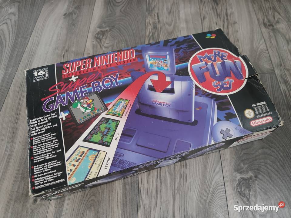 Konsola NINTENDO Snes box super GameBoy fun set Świdwin