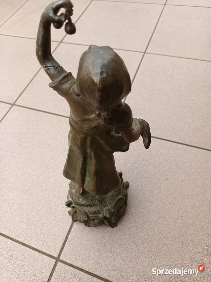 Kobieta ROUSSEAU figurka Cynkal brązowiony Aleksandrów Łódzki
