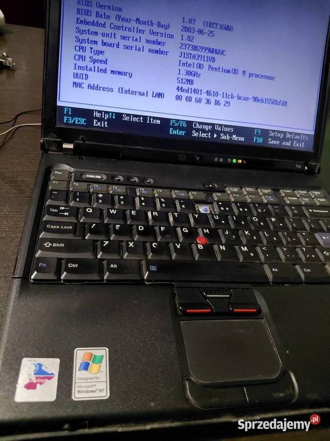 IBM THINKPAD T42 THINKPAD T42 w wersji 141 łódzkie Janów