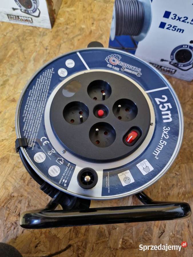 Przedłużacz bębnowy ogrodowy Rangers 25 m 4 wielkopolskie Głogowa