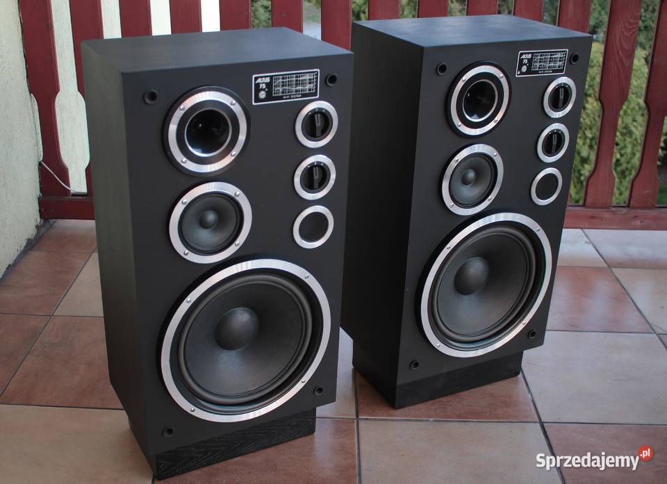 Kolumny Altus 75 klasyka czarny fornir stan Słuchawki i głośniki Toruń