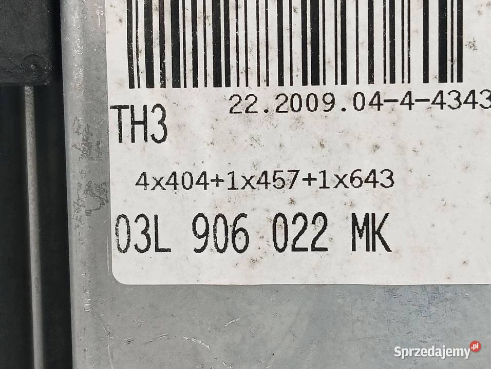 STEROWNIK SILNIKA 03L906022MK 20 TDI 142 Audi A4 osobowe