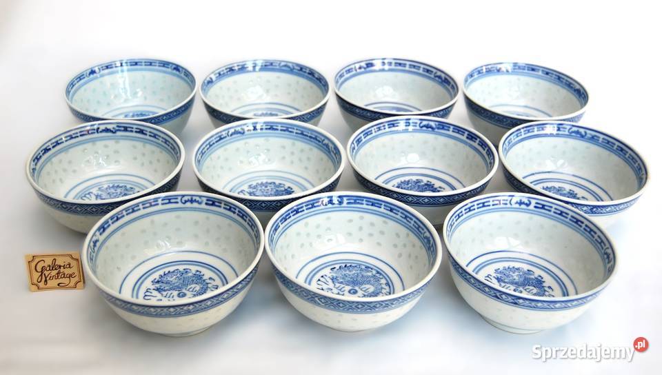 Chińska porcelanowa miska 11 porcelana ryżowa