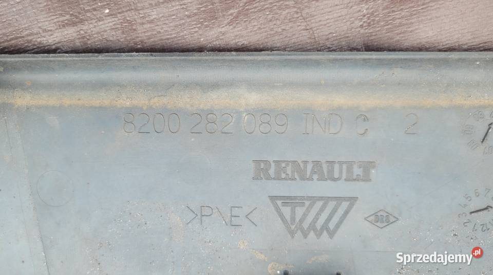 RENAULT MODUS OSŁONA BELKI TYŁ TYLNEJ PLYTA