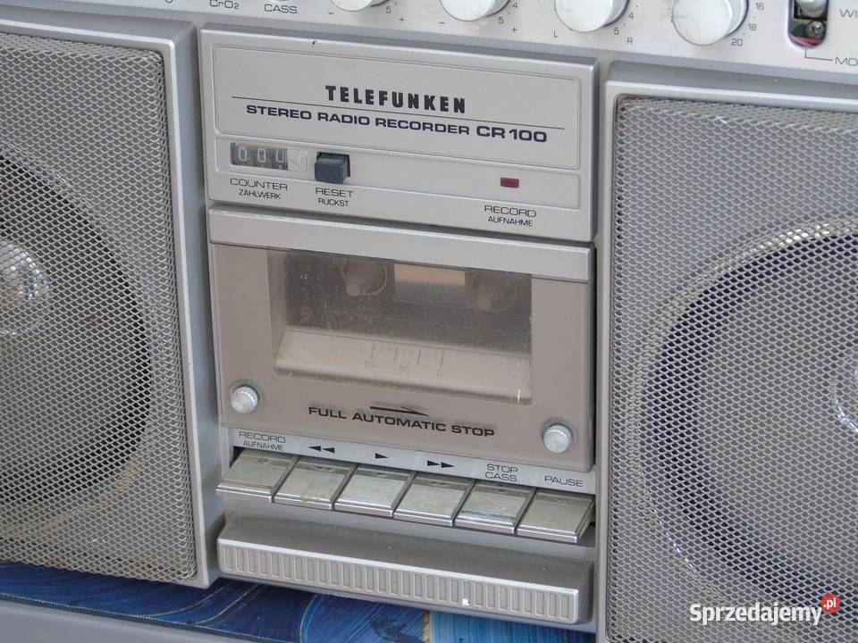 Radio magnetofon Telefunken CR100 Vinage DOSTAWA