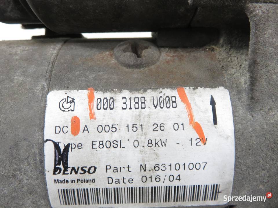 ROZRUSZNIK SMART FORTWO 450 07 63101007 małopolskie