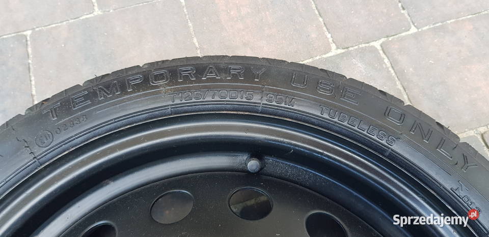 Koło dojazdowe Renault Dacia 15x4 4x100 ET 40 Gniezno sprzedam