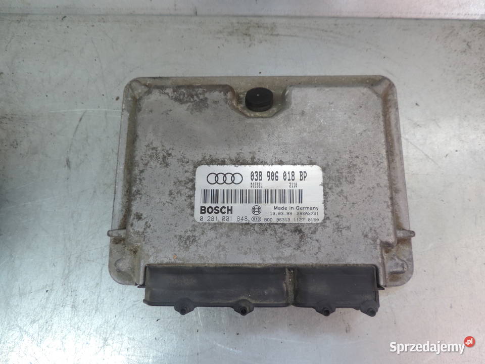 KOMPUTER AUDI A3 8L 19 TDI 038906018BP osobowe Motoryzacja Nowy Sącz