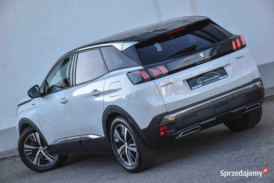 Peugeot 3008 16 PureTech Hybrid4 PHEV GT Pack SS nieuszkodzony Gdańsk