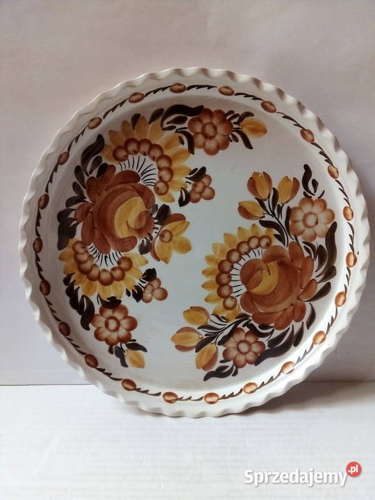 patera fajans Koło vintage PRL Częstochowa