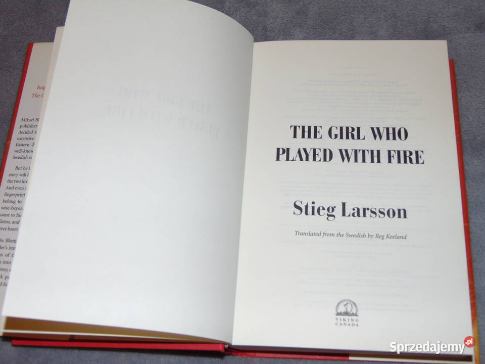The girl who played with fire Stieg Larsson Rok wydania 2009 Proza i poezja lubelskie Lublin