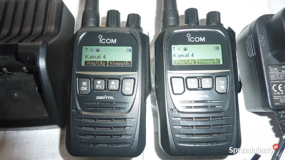 Dwa profesjonalne radiotelefonykrótkofalówkiICOM łódzkie Łódź