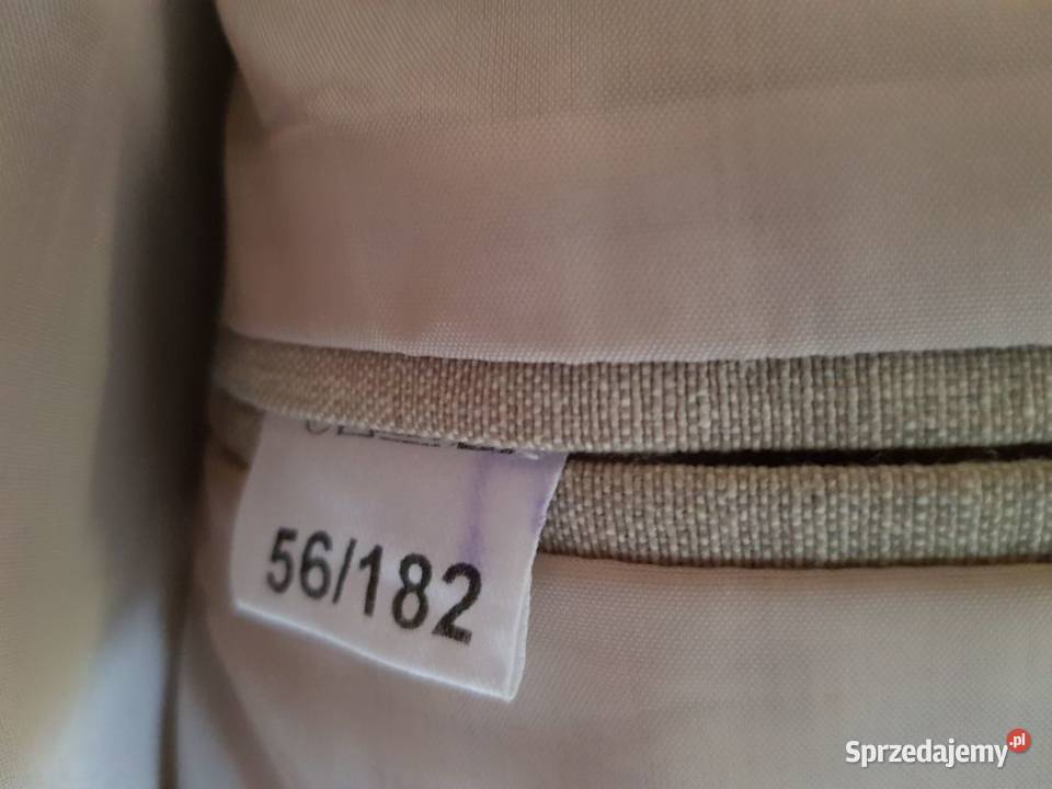 LXL garnitur marynarka klubowa lniana elegancka Kielce