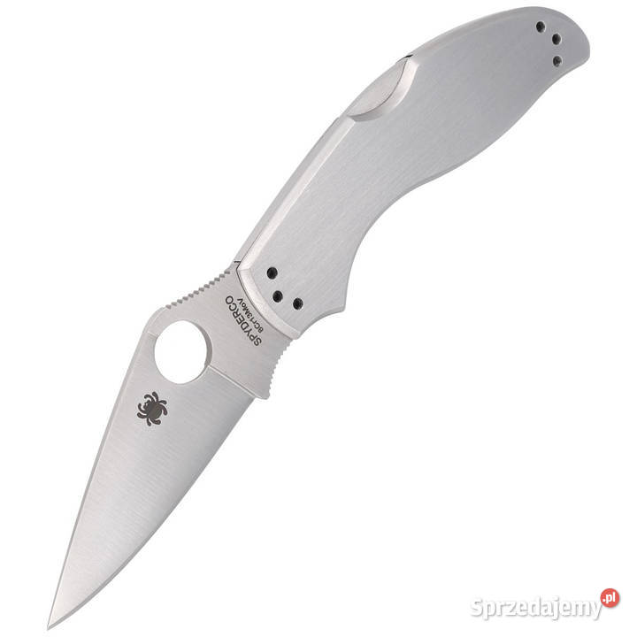 Nóż składany Spyderco UpTern Stainless Plain Warszawa
