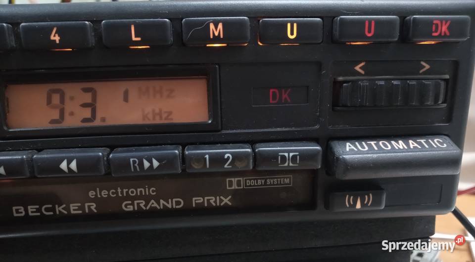BECKER GRAND PRIX CASSETTE 761 Radio Samochodowe Łódź
