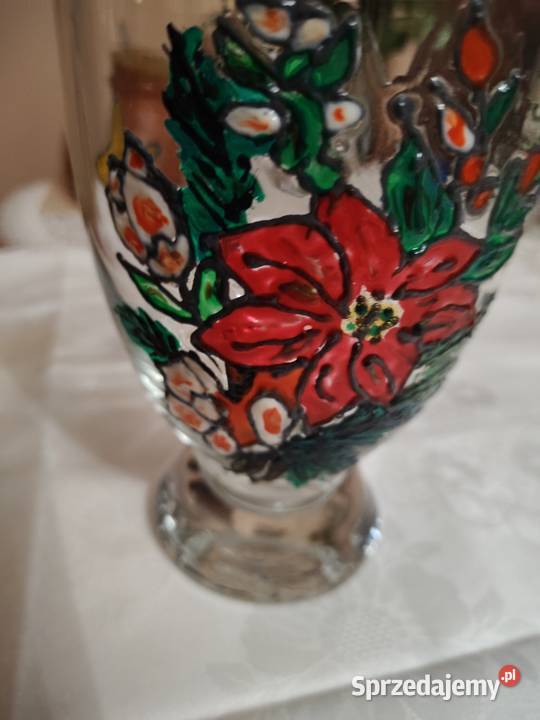 Wazon witrażowy Porcelana i szkło Legnica
