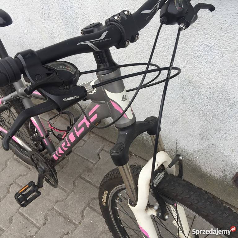 Rower KROSS LEA F2 różowografitowy mazowieckie Warszawa sprzedam
