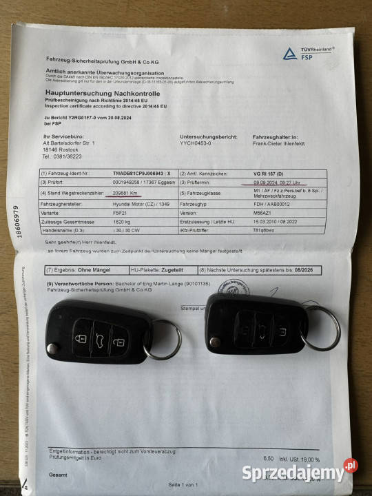 Hyundai i30 14i1092WłścicielKlimatyzacja 4/5 Szczecin