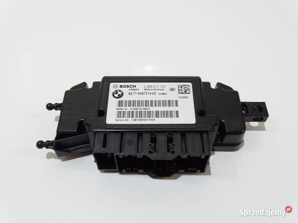 MODUŁ SENSOR PODUSZEK AIRBAG BMW 3 F30 F31 Strzyżewice sprzedam