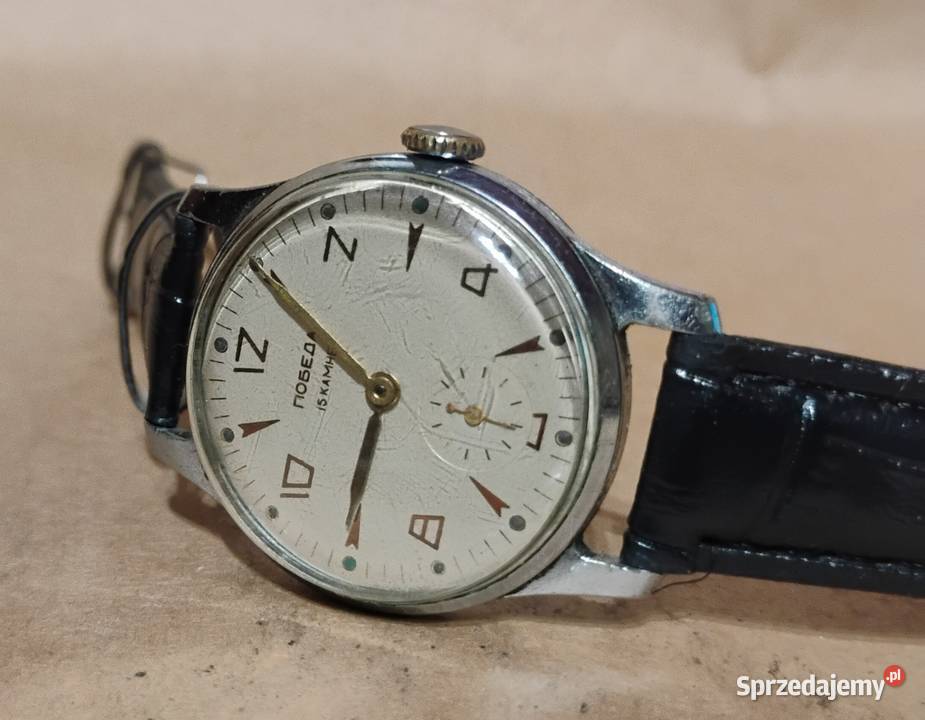 Zegarek Męski Pobieda 15 JEWELS 1956